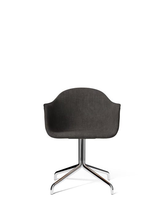 Harbour Dining Chair, Polished Aluminium Star Base