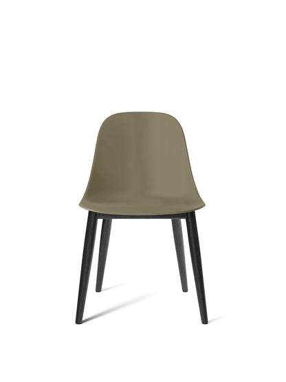 Harbour Side Dining Chair, Wooden Base, Plastic