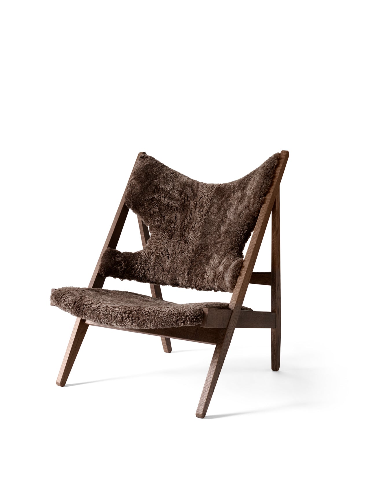 Knitting Lounge Chair, Sheepskin