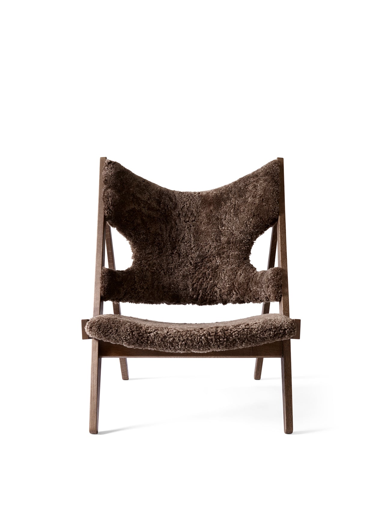 Knitting Lounge Chair, Sheepskin