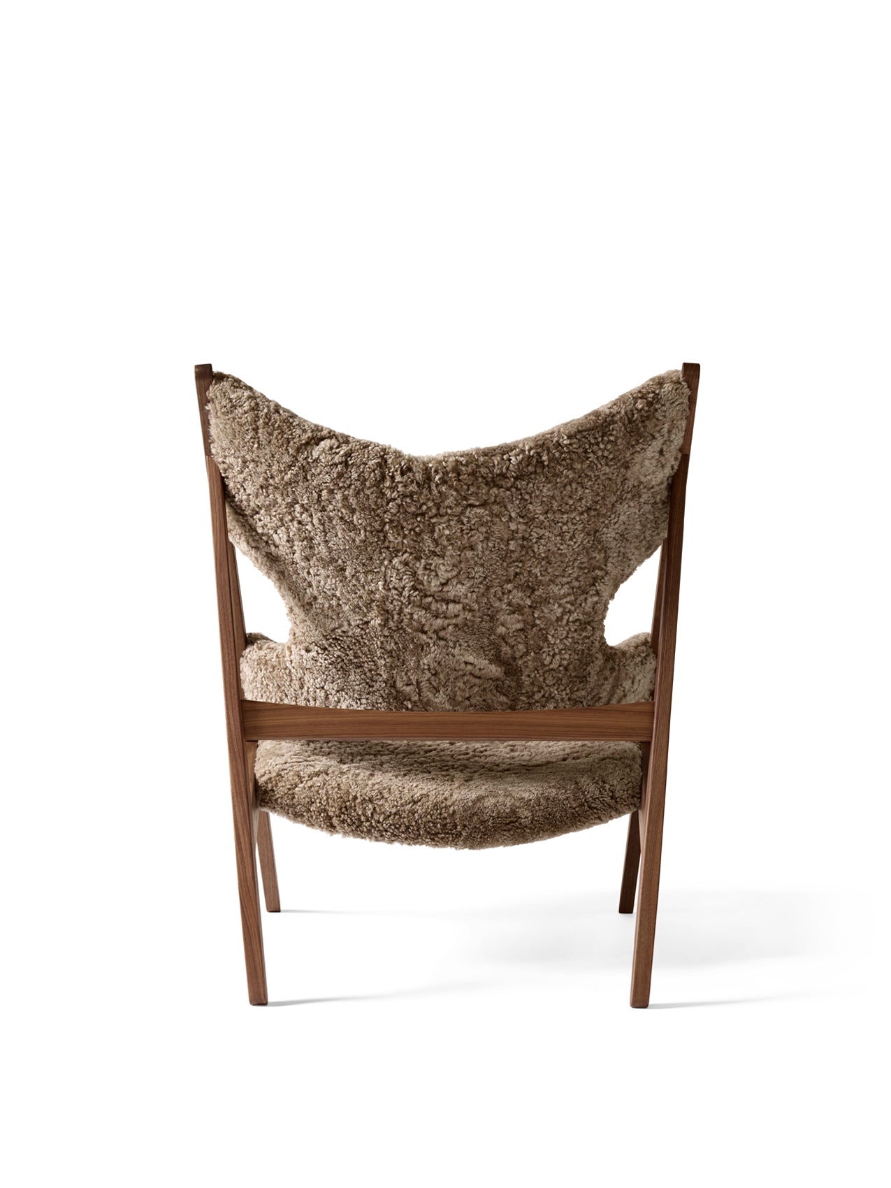 Knitting Lounge Chair, Sheepskin