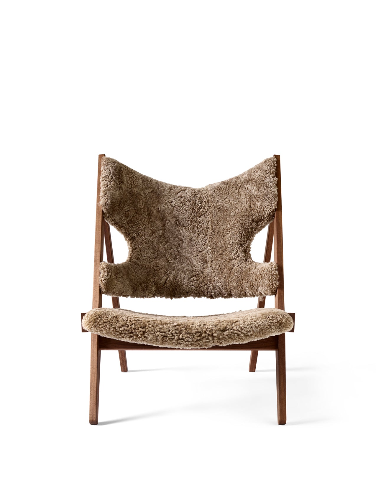 Knitting Lounge Chair, Sheepskin