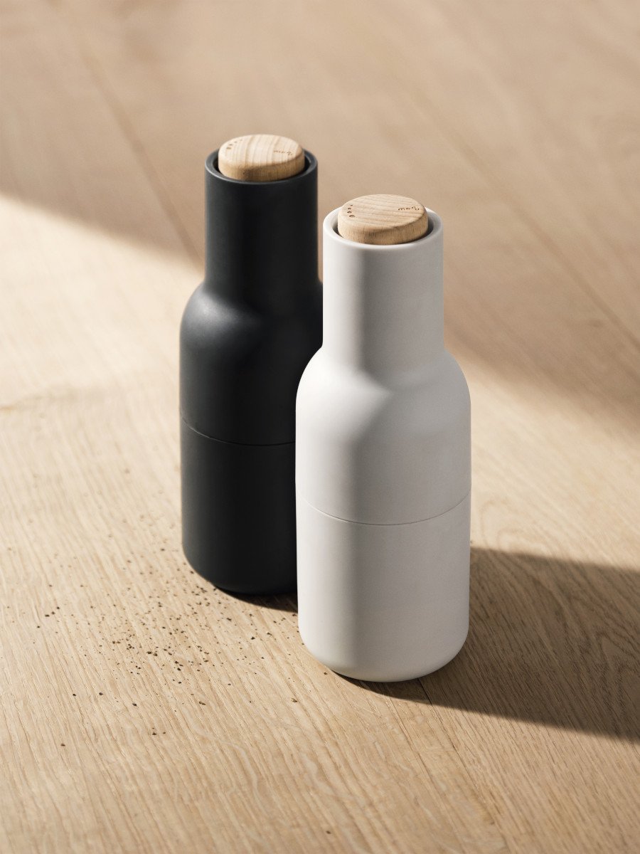 Bottle Grinder Set by Norm Architects  Ceramic spice mill 2. psc – Audo  Copenhagen