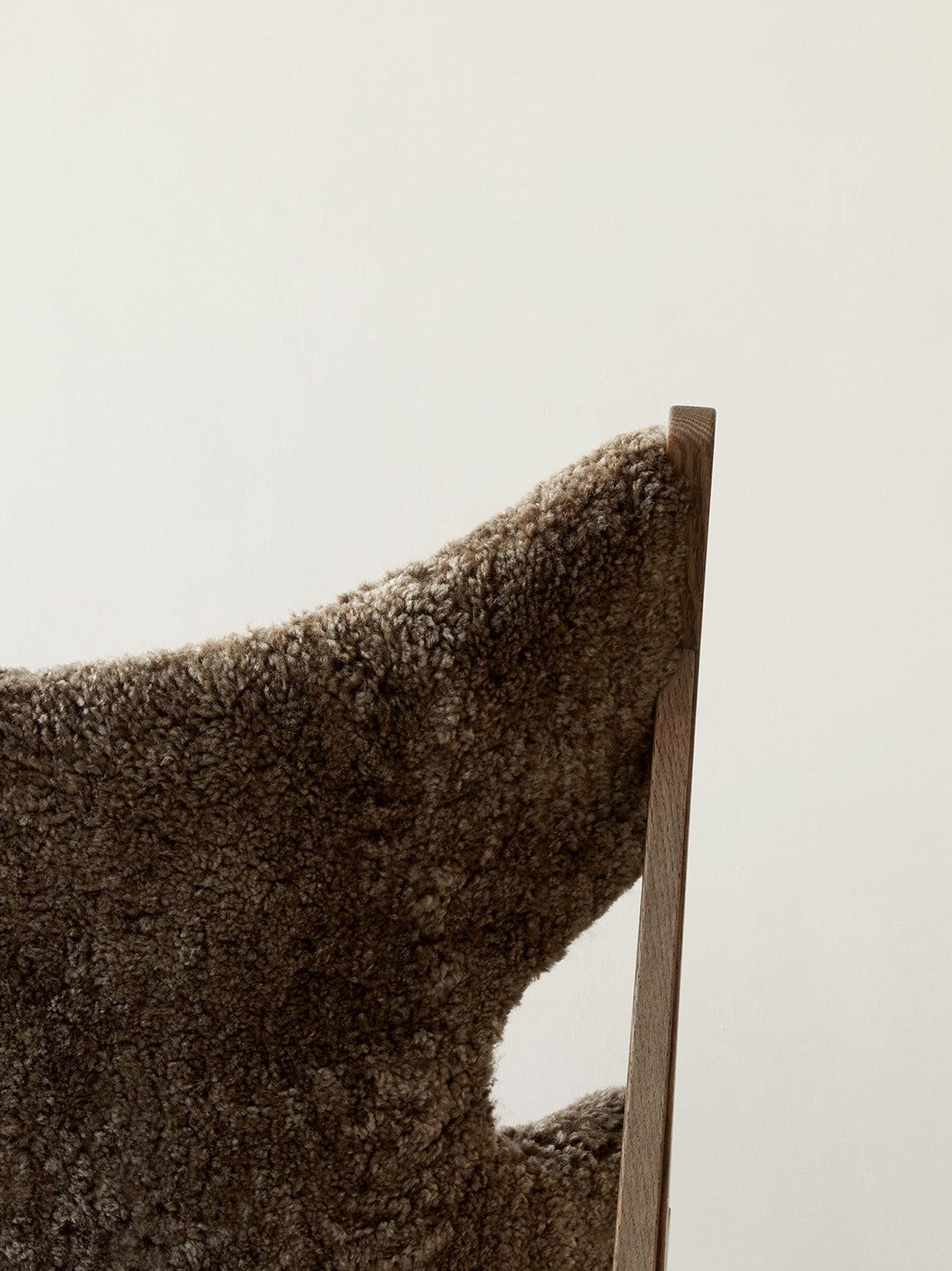 Knitting Lounge Chair, Sheepskin