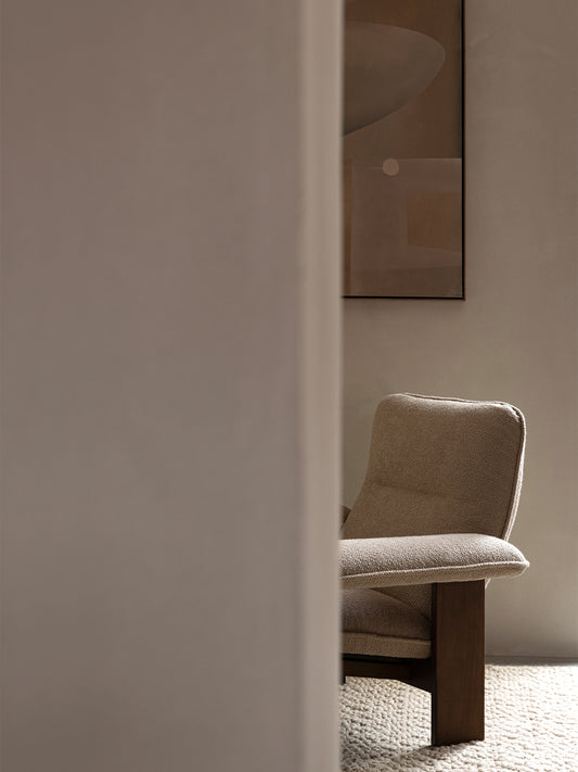 Brasilia Lounge Chair, High Back, Textile