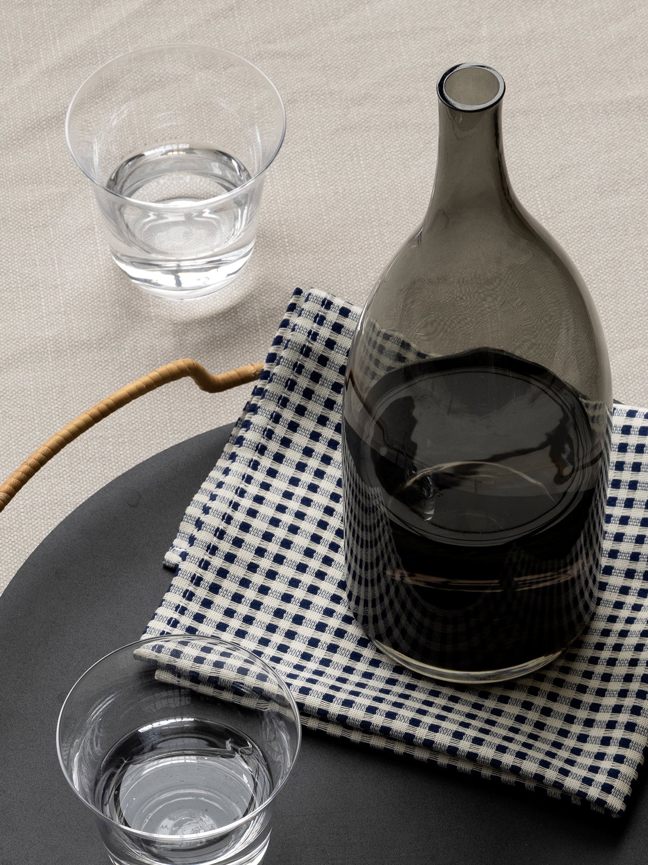 Strandgade Carafe  Asymmetrical glass carafe by Mentze Ottenstein – Audo  Copenhagen