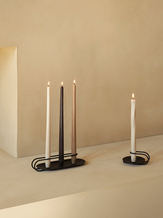 9pcs Free-Standing Floor Candle Holders Set