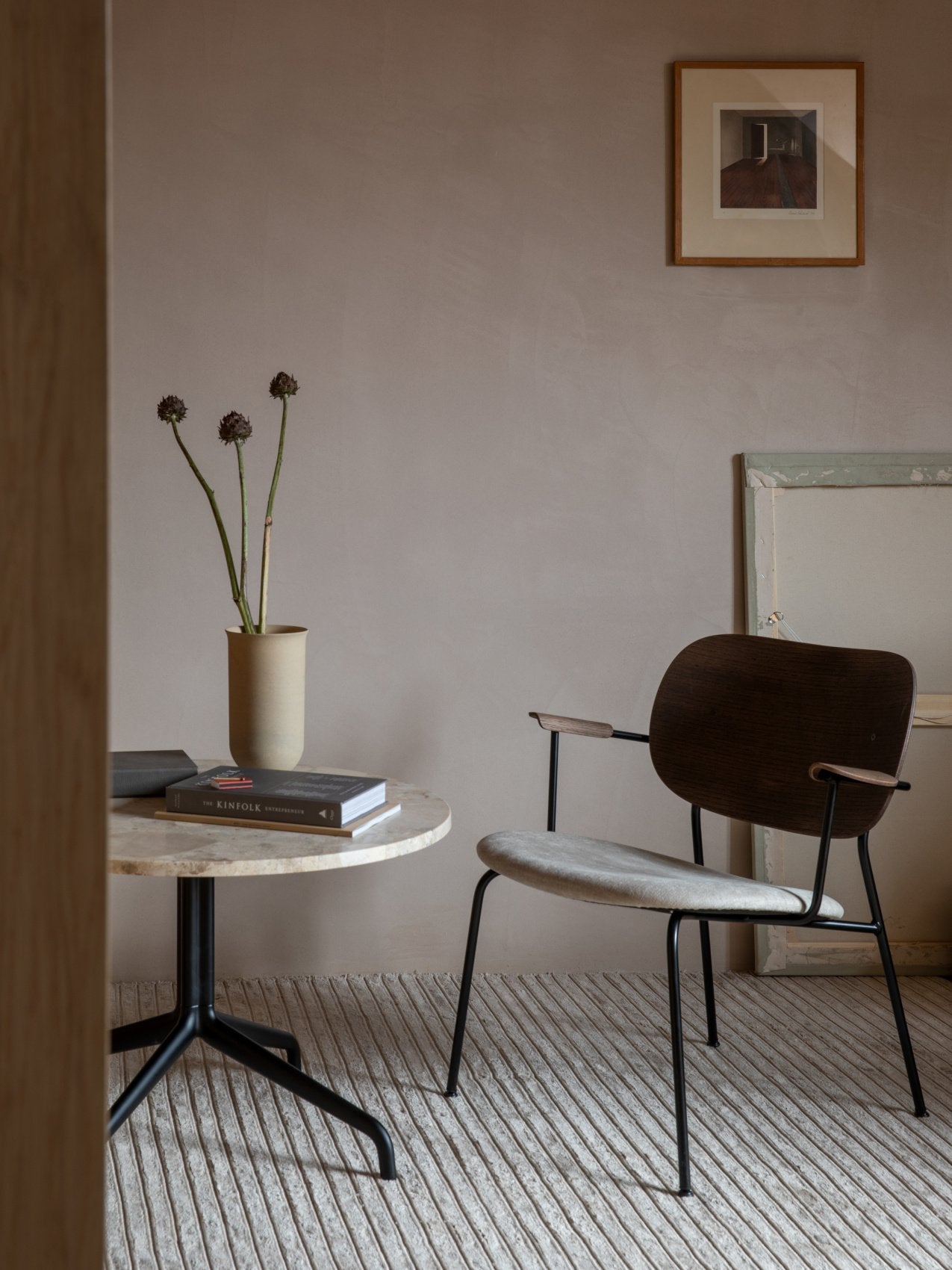 Harbour Column Table, Round With Star Base-Café Table-Norm Architects-menu-minimalist-modern-danish-design-home-decor