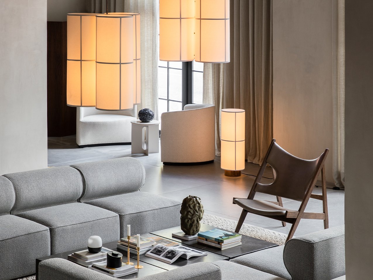 Cluster floor online lamp