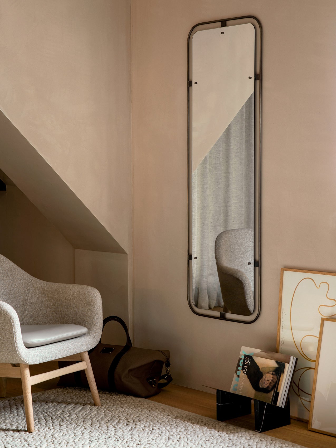 Nimbus Mirror Rectangular, Brass | Audo Furniture & Decor – Audo