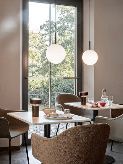 Harbour Column Table, Rectangular-Café Table-Norm Architects-menu-minimalist-modern-danish-design-home-decor