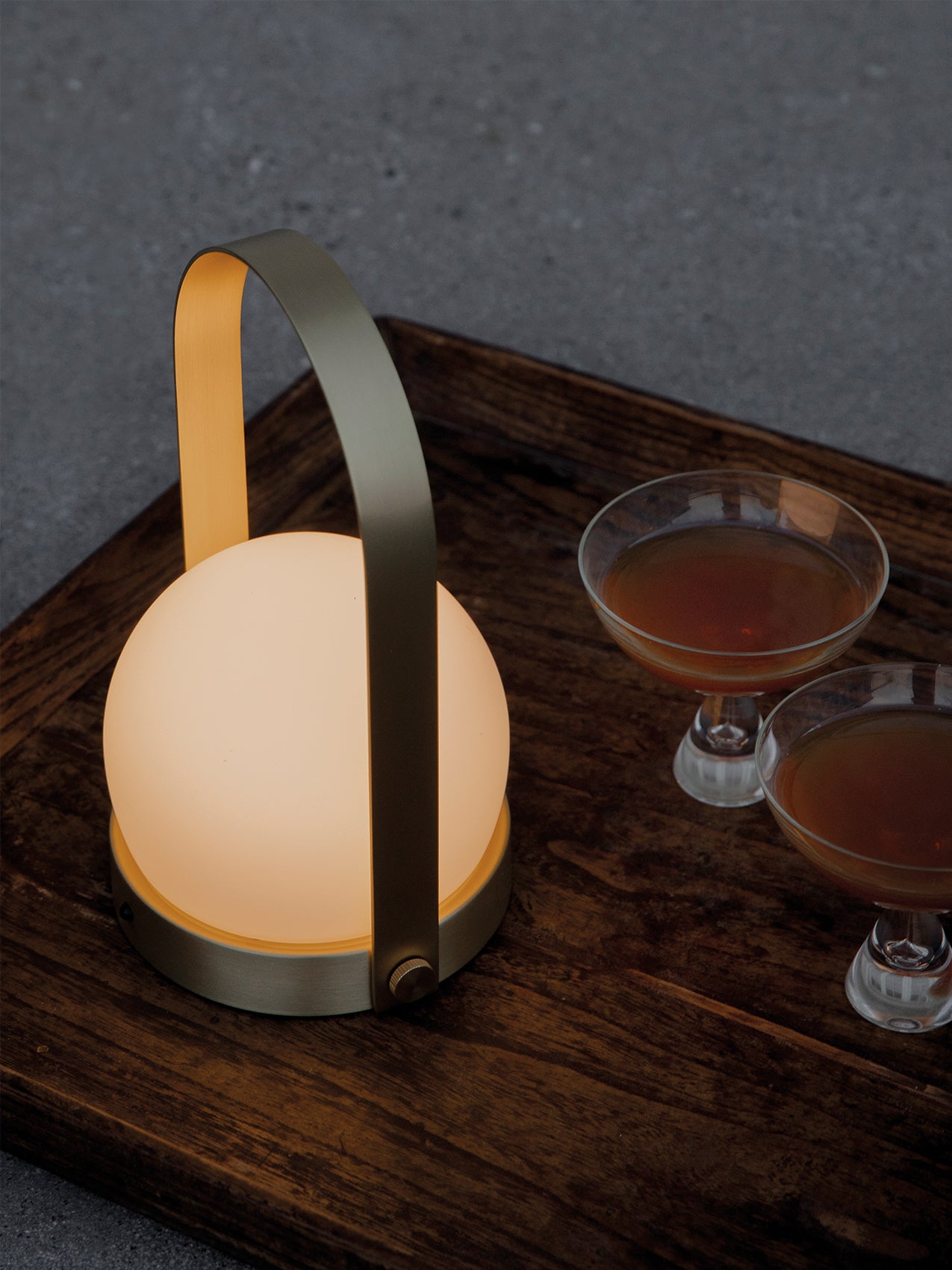 Carrie Table Lamp, Portable, Brass
