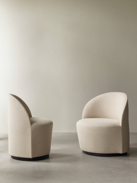 Tearoom Club Chair, Swivel w/ Return