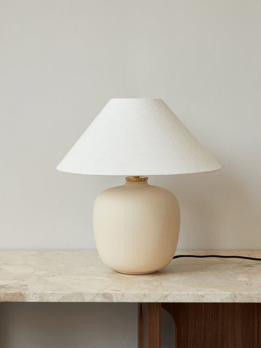 Torso Table Lamp, Off White, 37