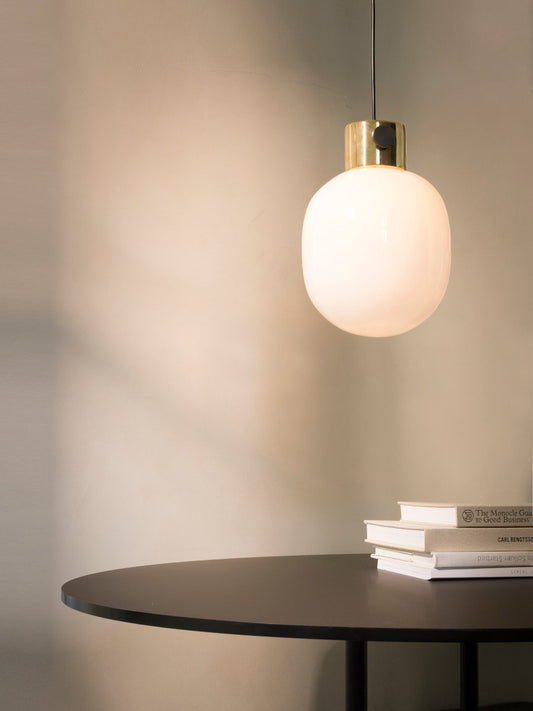 JWDA Metallic Pendant Lamp-Pendant-Jonas Wagell-Polished Brass-menu-minimalist-modern-danish-design-home-decor