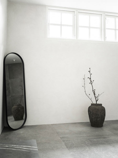Oval Wall Mirror w/ Aluminum Frame by Norm Architects | Explore